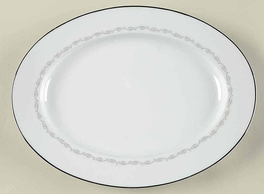 Donna 11" Oval Serving Platter by Noritake-1