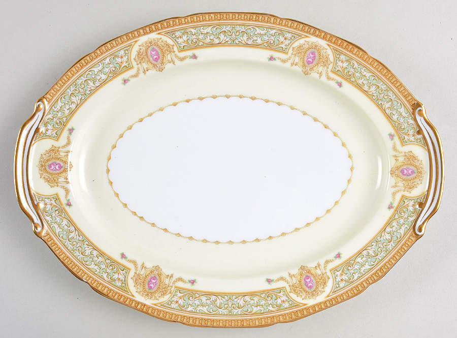 Donora 11" Oval Serving Platter by Noritake-1