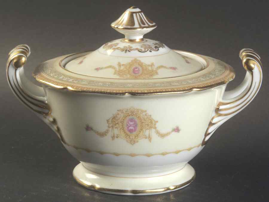 Donora Sugar Bowl & Lid by Noritake-1