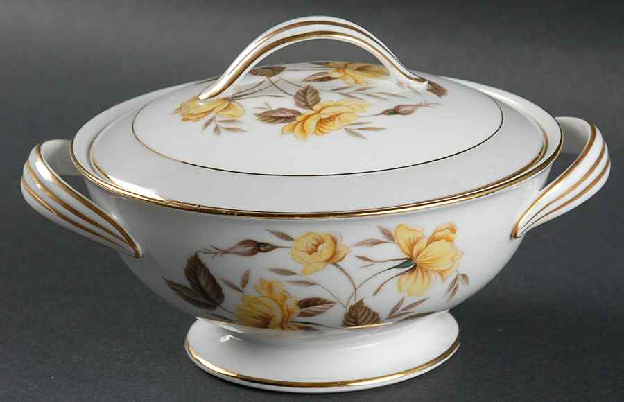 Dorcas Sugar Bowl & Lid by Noritake-1