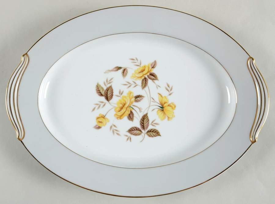 Dorcas 13" Oval Serving Platter by Noritake-1