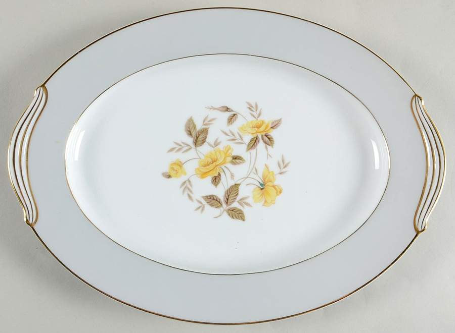 Dorcas 11" Oval Serving Platter by Noritake-1
