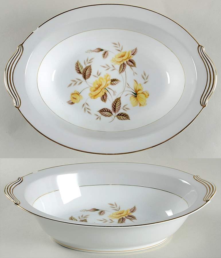 Dorcas 10" Oval Vegetable Bowl by Noritake-1