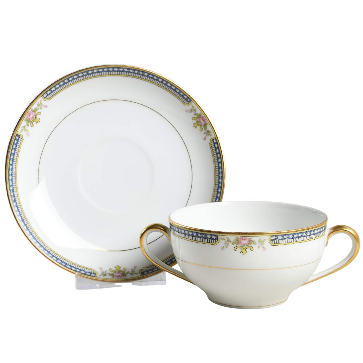 Doris Flat Bouillon Cup & Saucer by Noritake-1