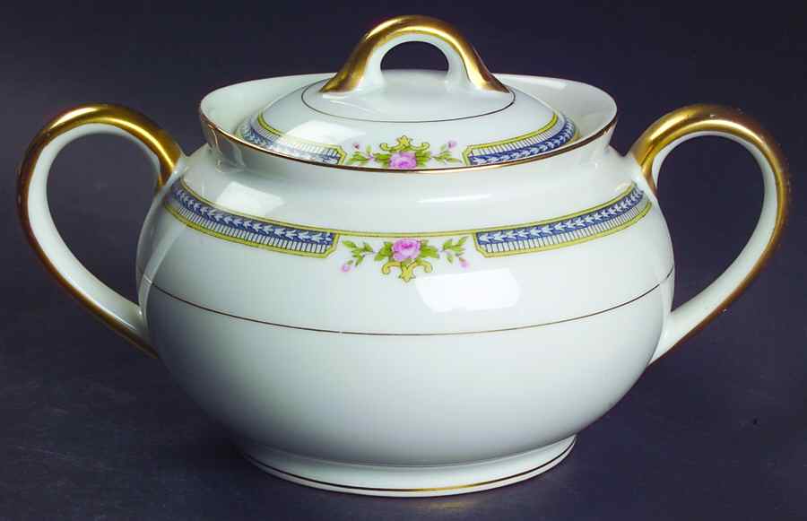 Doris Sugar Bowl & Lid by Noritake-1