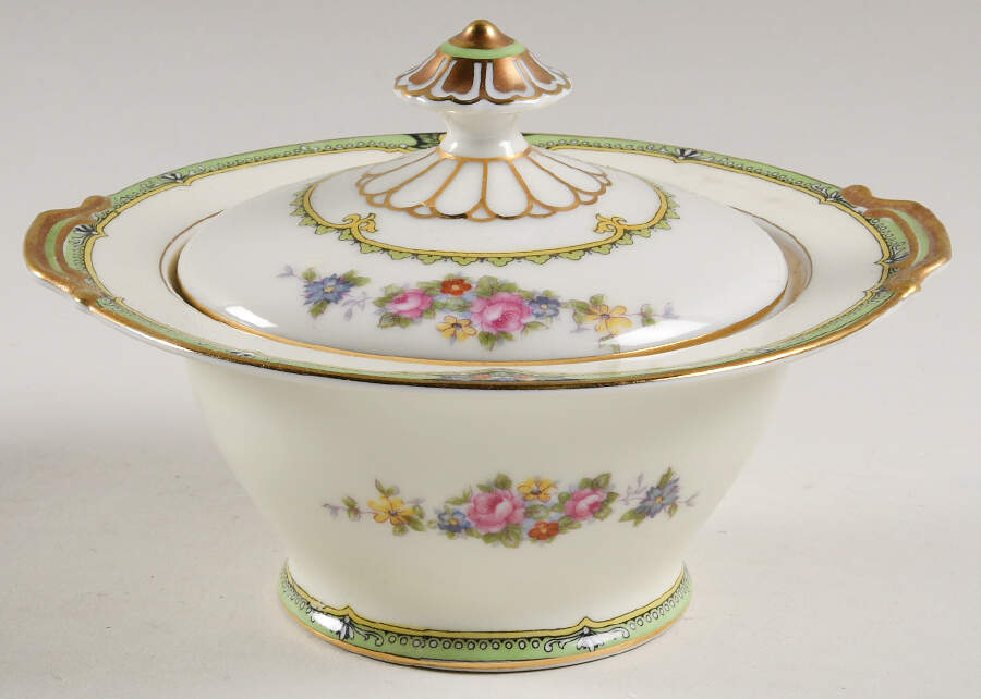 Dorian Sugar Bowl & Lid by Noritake-1