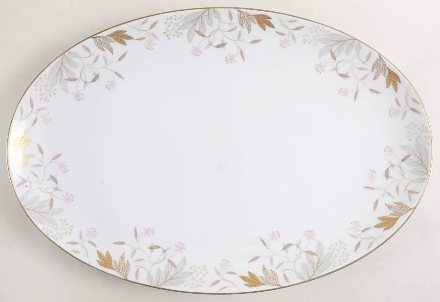 Dorian 16" Oval Serving Platter by Noritake-1