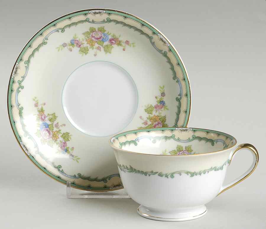 Dorinda Footed Cup & Saucer Set by Noritake-1