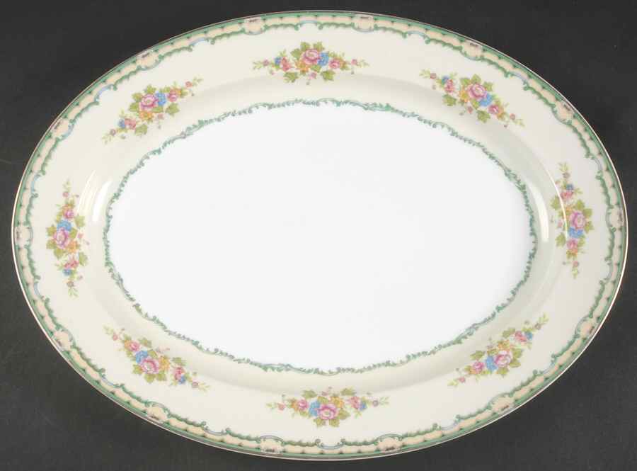 Dorinda 16" Oval Serving Platter by Noritake-1