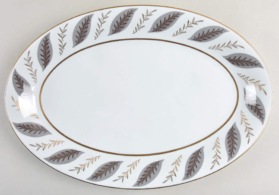 Doris 16" Oval Serving Platter by Noritake-1