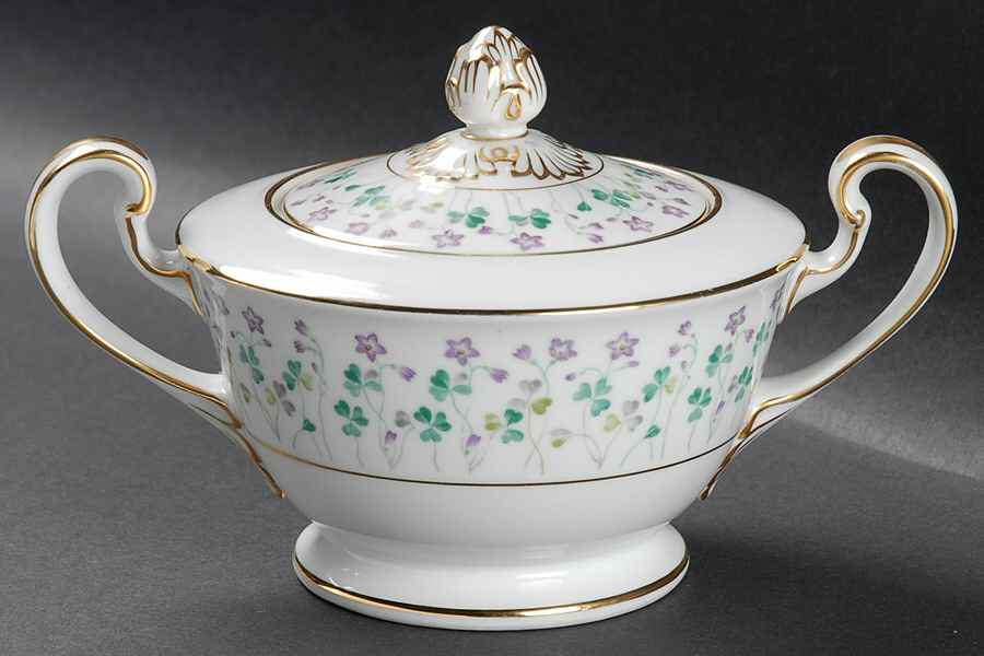 Dorothea Sugar Bowl & Lid by Noritake-1