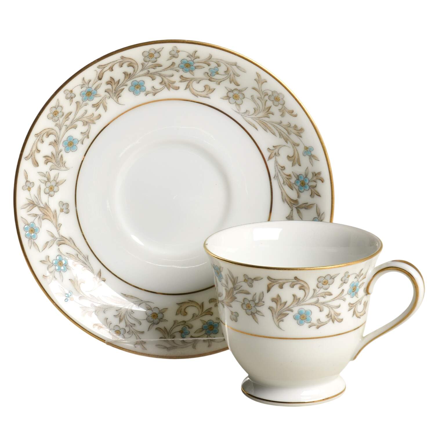 Dover Footed Demitasse Cup & Saucer Set by Noritake-1
