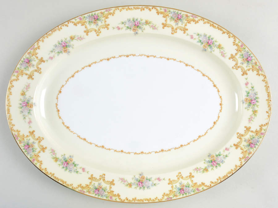 Dovier 16" Oval Serving Platter by Noritake-1