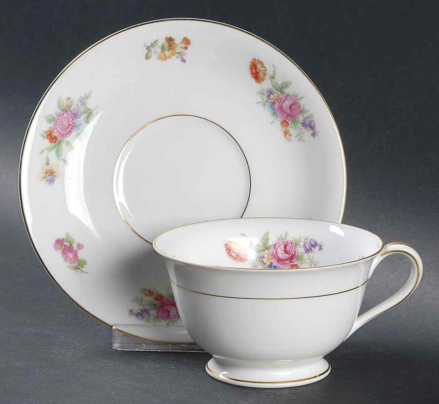 Dresala Footed Cup & Saucer Set by Noritake-1