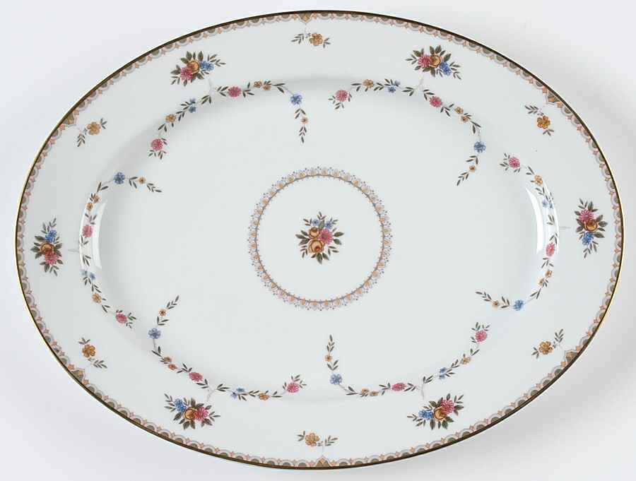 Dresdena 13" Oval Serving Platter by Noritake-1