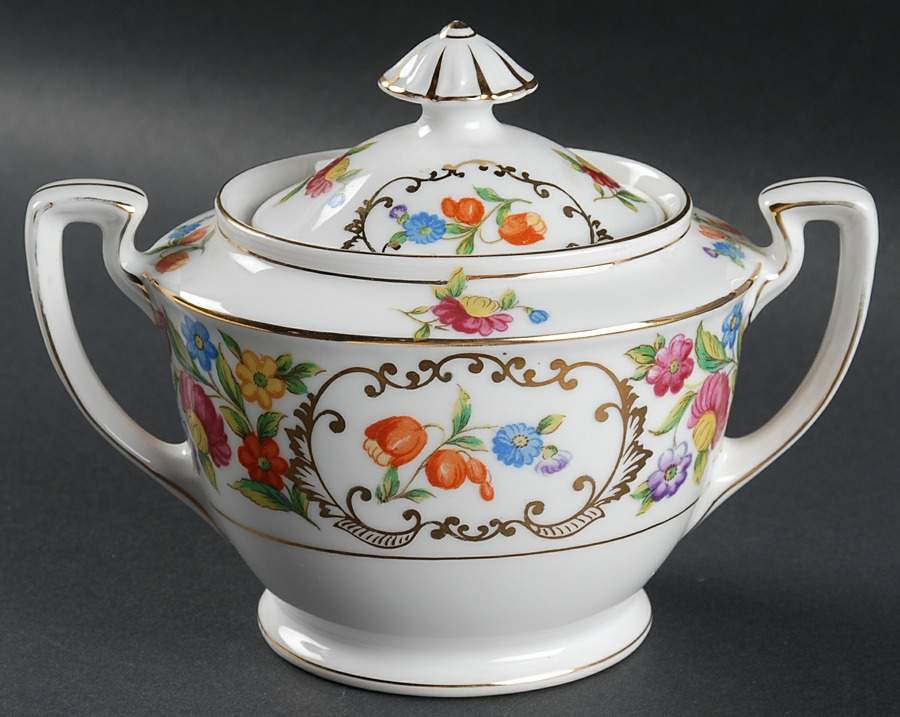 Dresalda Sugar Bowl & Lid by Noritake-1