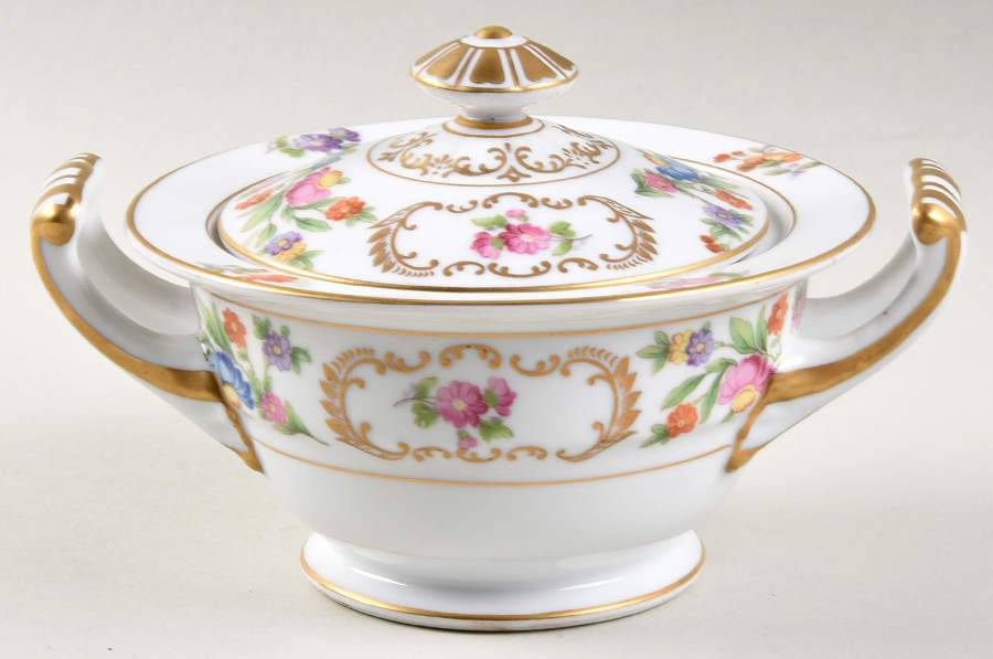 Dresalda Sugar Bowl & Lid by Noritake-1