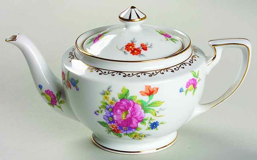 Dresdlina Individual Teapot & Lid by Noritake-1