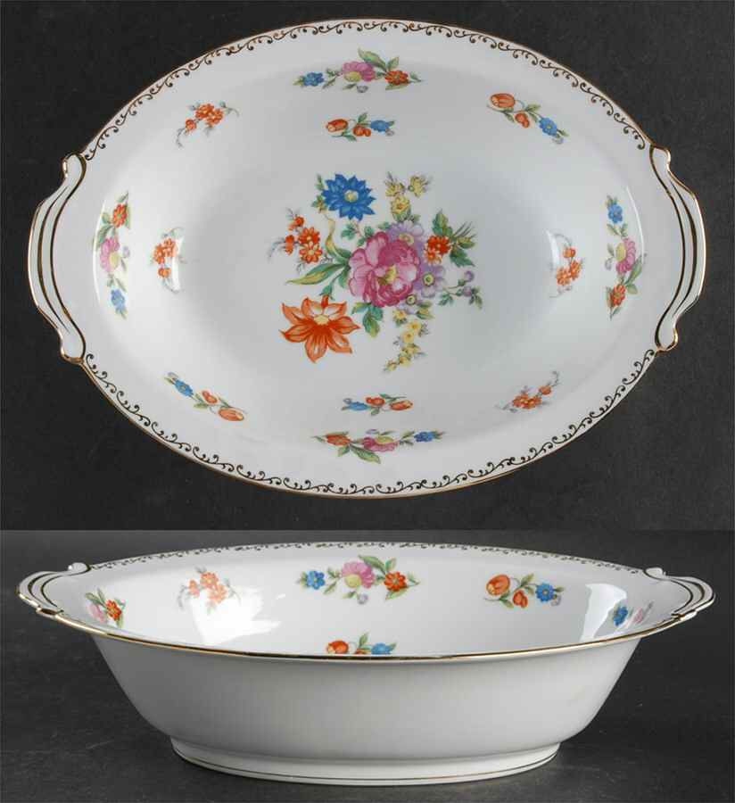 Dresdlina 10" Oval Vegetable Bowl by Noritake-1