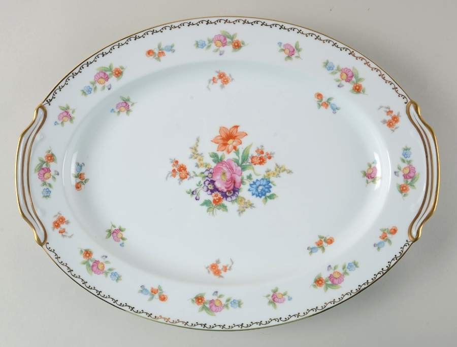 Dresdlina 16" Oval Serving Platter by Noritake-1