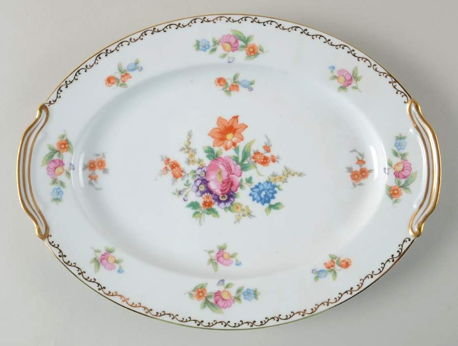 Dresdlina 11" Oval Serving Platter by Noritake-1