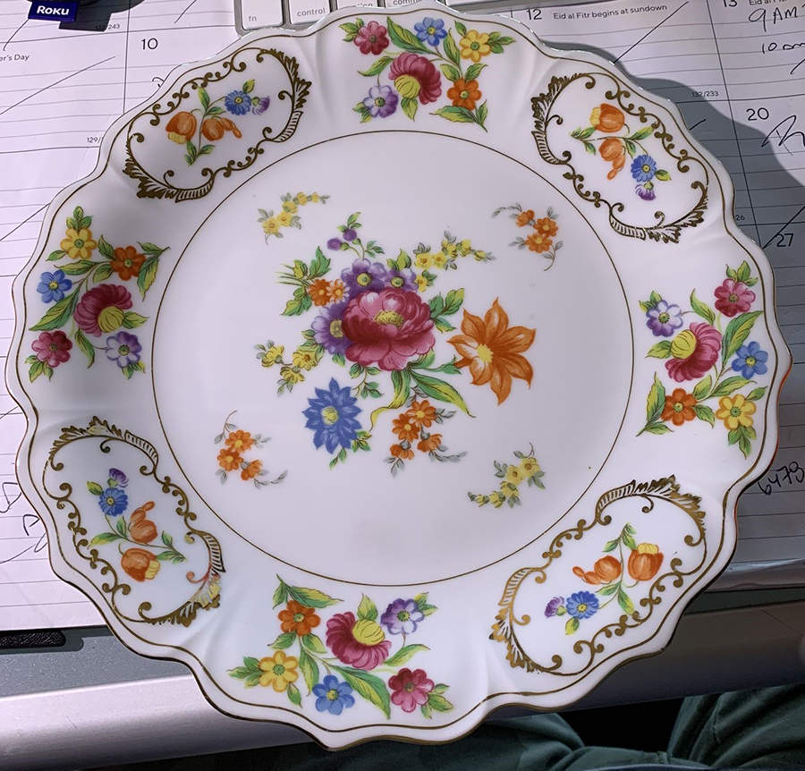 Dresdena Cake Plate by Noritake-1
