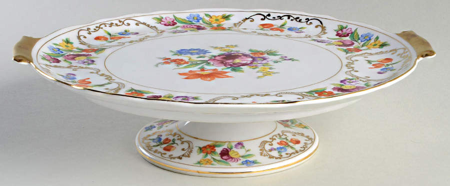 Dresdena 10" Diameter Pedestal Cake Stand by Noritake-1