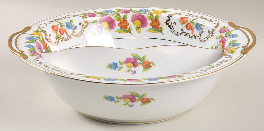 Dresdena Round Divided Vegetable Bowl by Noritake-1