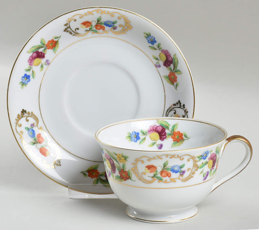 Dresdena Oversized Cup & Saucer Set by Noritake-1