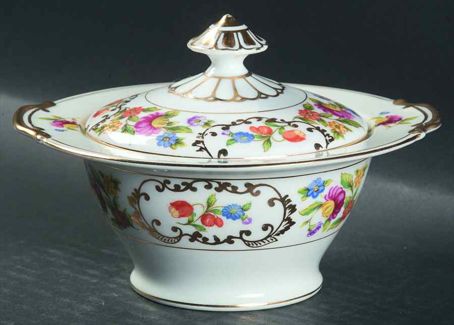 Dresdena Sugar Bowl & Lid by Noritake-1