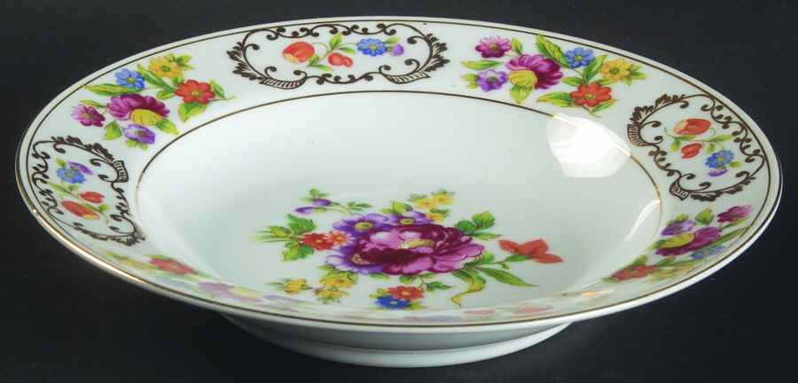 Dresdena Rim Soup Bowl by Noritake-1