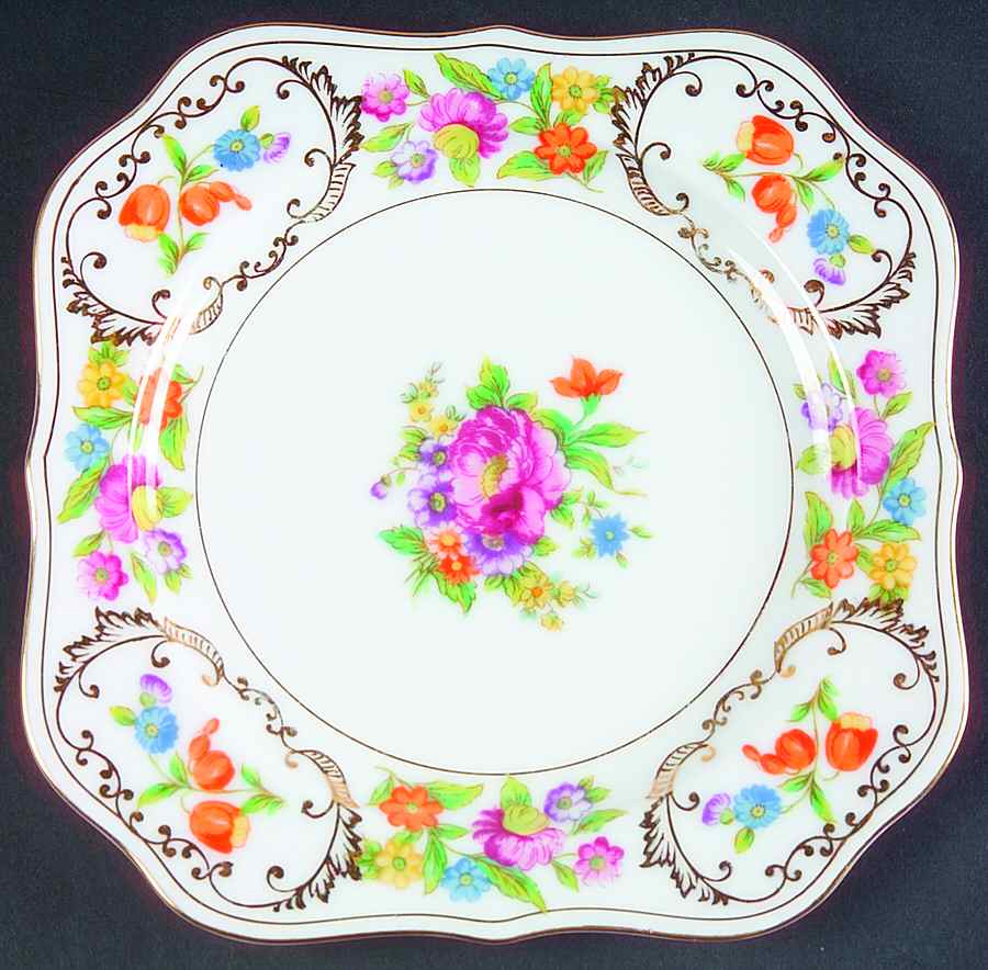 Dresdena Square Salad Plate by Noritake-1