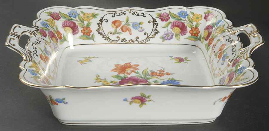 Dresdena 10" Square Vegetable Bowl by Noritake-1