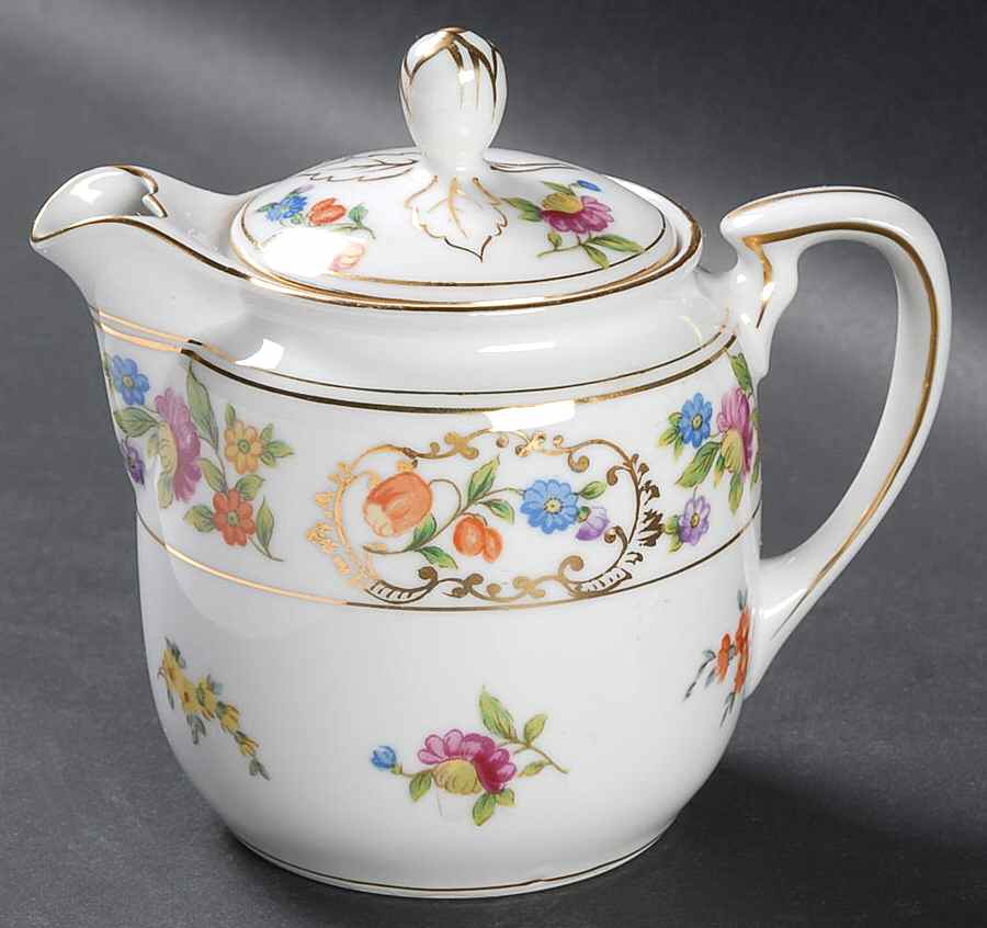 Dresdena Large Syrup with Lid by Noritake-1