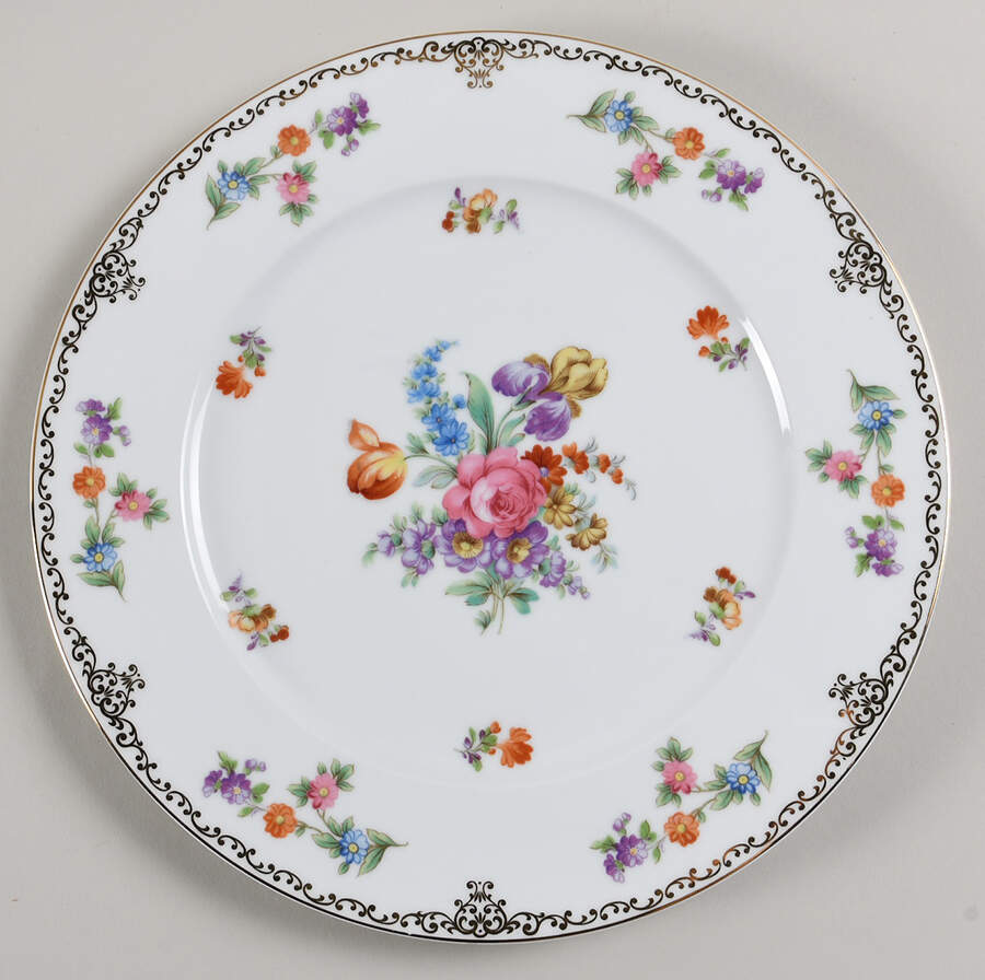 Dresdoll Service Plate (Charger) by Noritake-1
