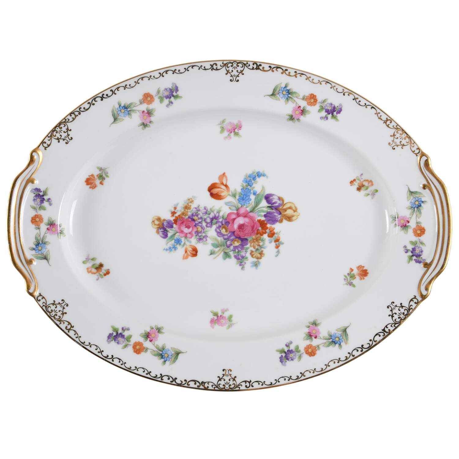 Dresdoll 14" Oval Serving Platter by Noritake-1
