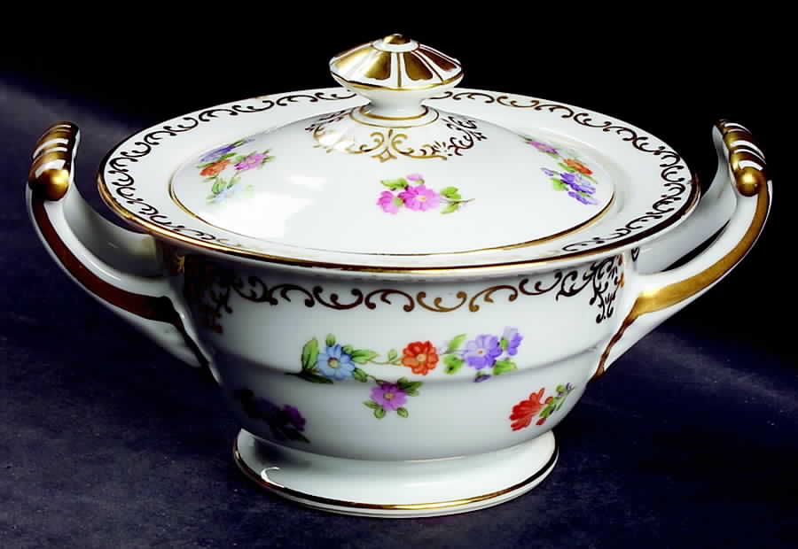 Dresdoll Sugar Bowl & Lid by Noritake-1