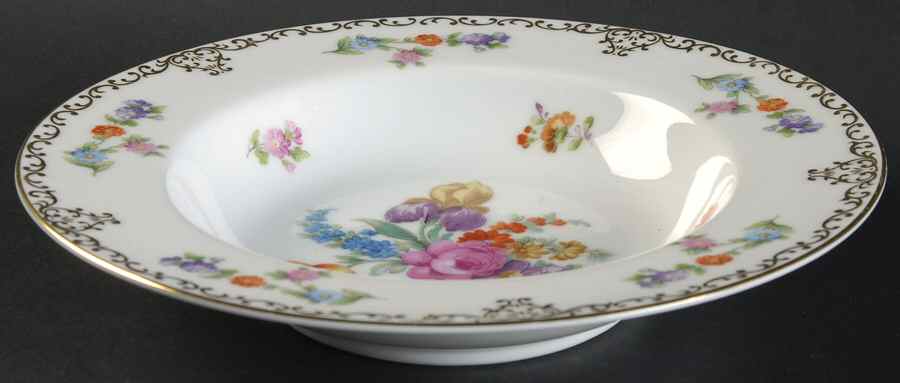 Dresdoll Rim Soup Bowl by Noritake-1