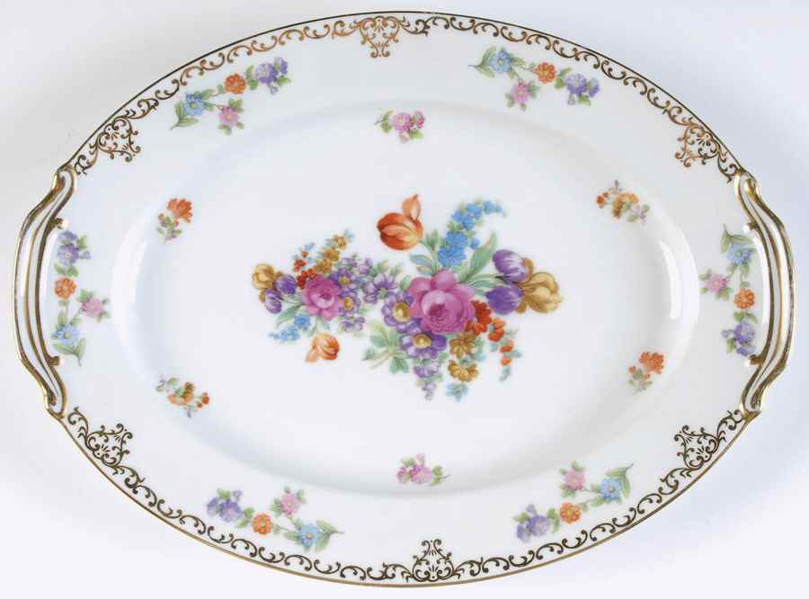 Dresdoll 11" Oval Serving Platter by Noritake-1