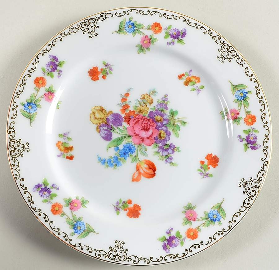 Dresdoll Luncheon Plate by Noritake-1
