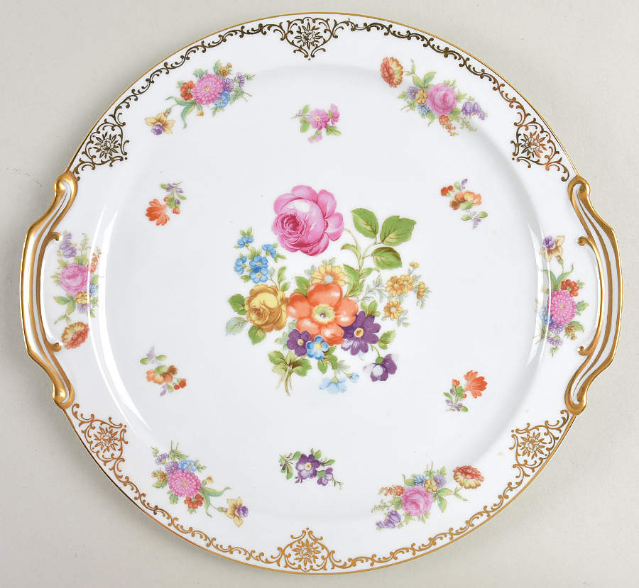 Dresita Handled Cake Plate by Noritake-1