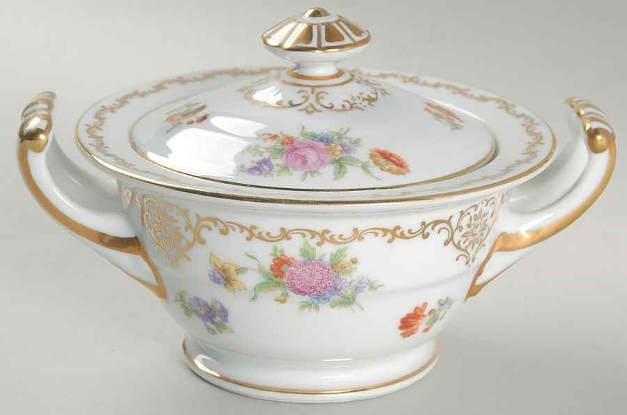 Dresita Sugar Bowl & Lid by Noritake-1