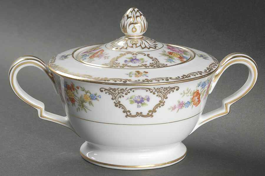 Dresleigh Sugar Bowl & Lid by Noritake-1