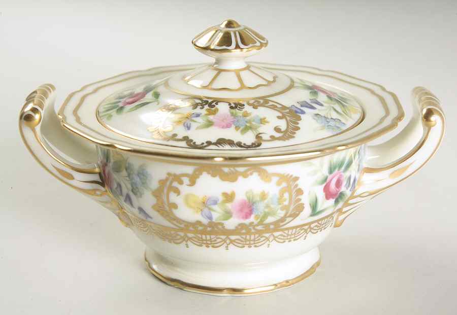 Dresolin Sugar Bowl & Lid by Noritake-1