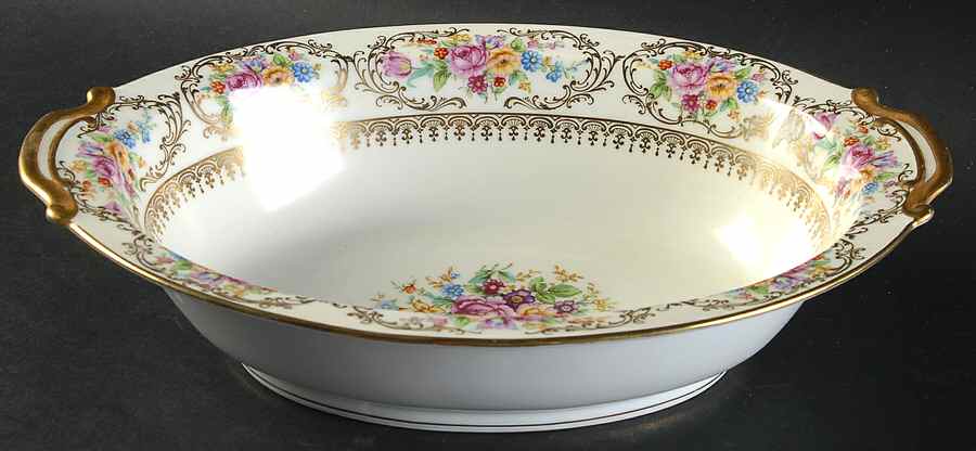 Dresrosa 10" Oval Vegetable Bowl by Noritake-1