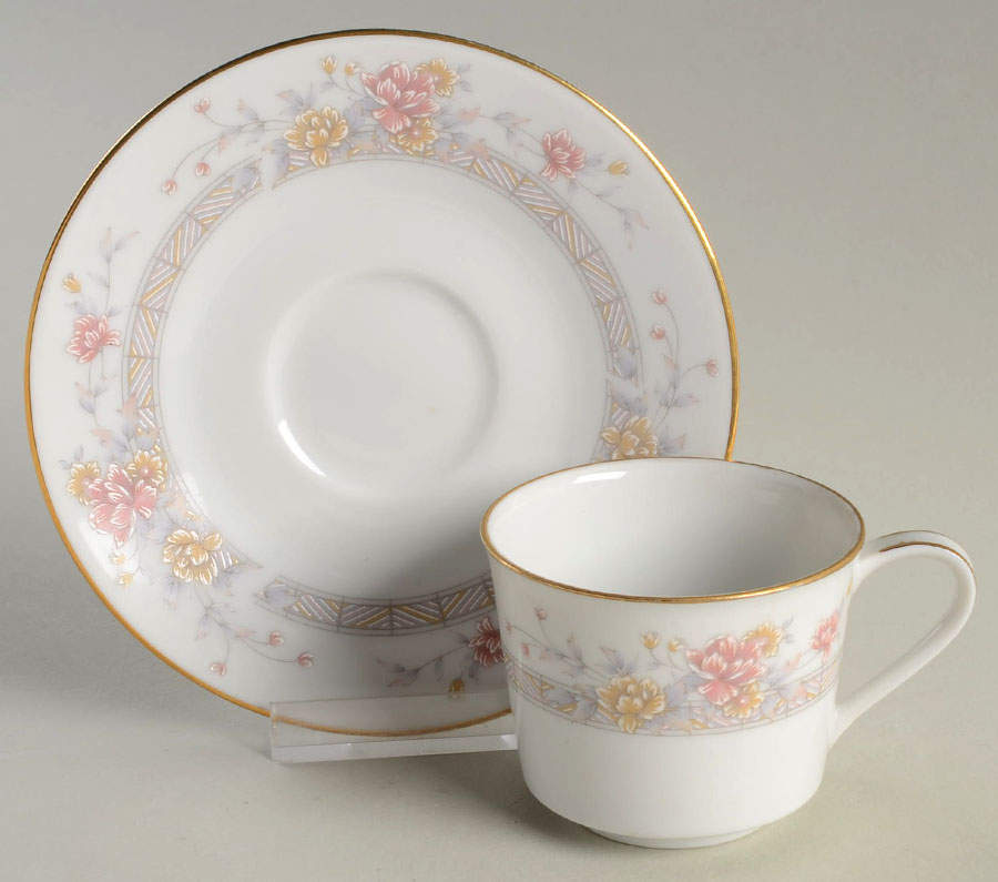 Dream Street Flat Demitasse Cup & Saucer Set by Noritake-1