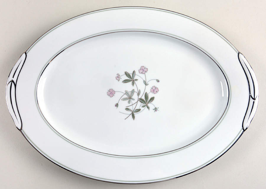 Duane 13" Oval Serving Platter by Noritake-1