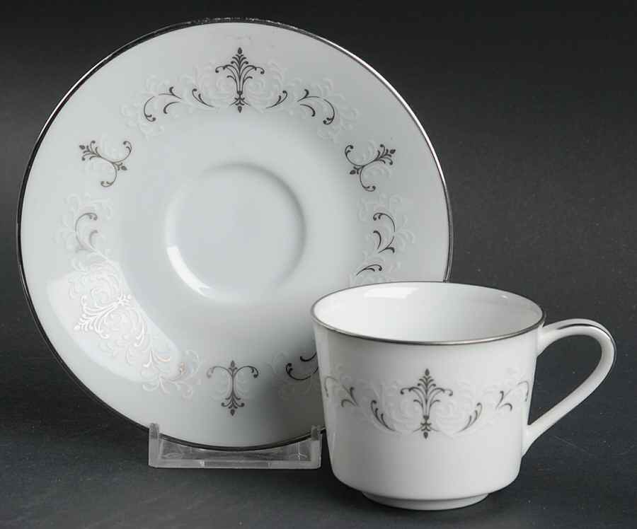Dubarry Flat Demitasse Cup & Saucer Set by Noritake-1
