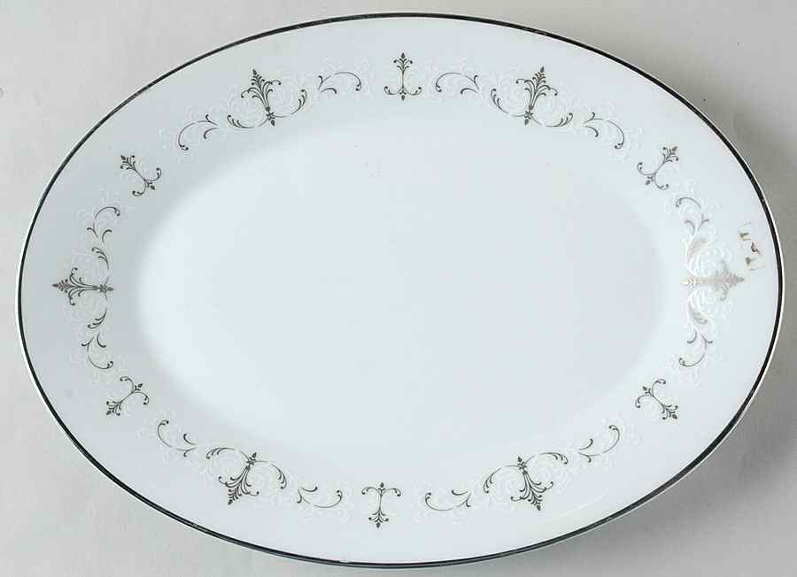 Dubarry 12" Oval Serving Platter by Noritake-1