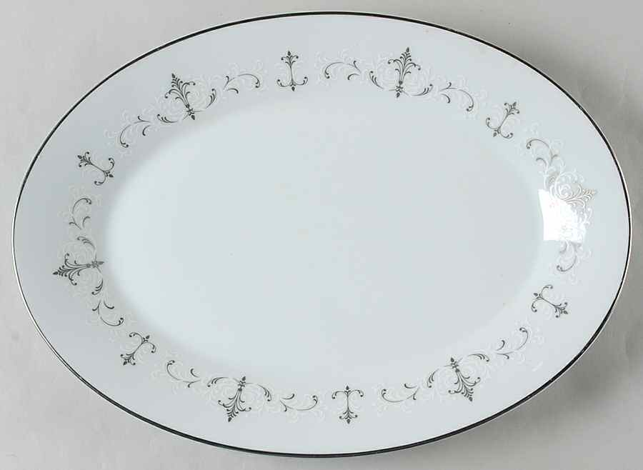Dubarry 14" Oval Serving Platter by Noritake-1